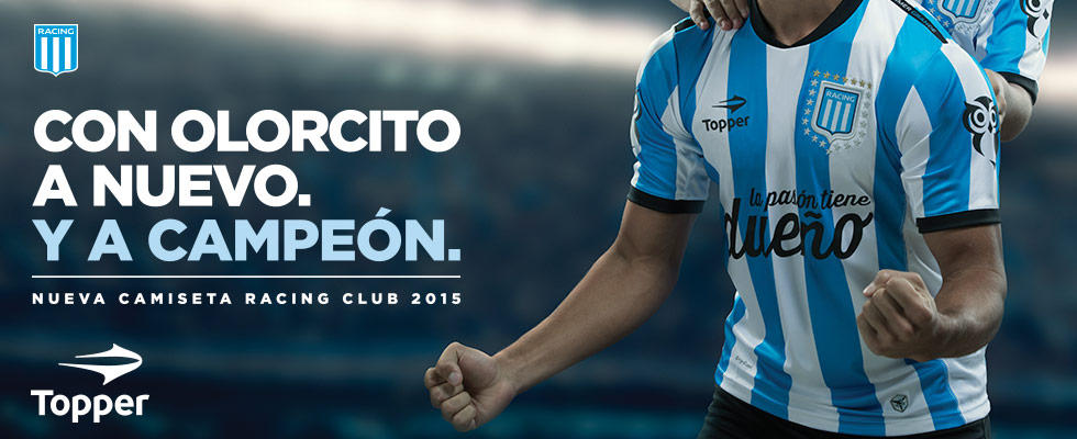 Nueva camiseta racing club 2015